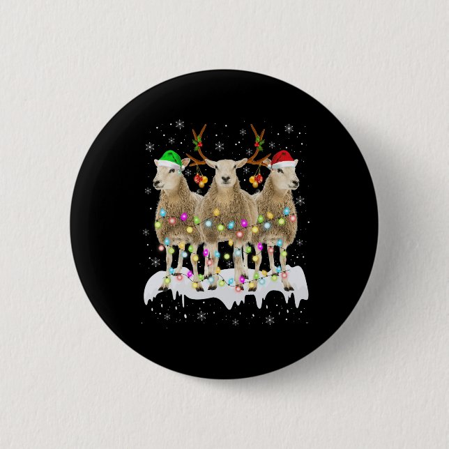 Weihnachten mit Spaß und Weihnachten Button (Vorderseite)
