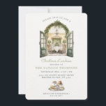 Weihnachten Mittagessen | Green Dining Room Einladung<br><div class="desc">Laden Sie Ihre Freunde und Familie mit dieser wunderschönen Party Einladung zum Mittagessen ein. Diese Einladung enthält ein Aquarellbild eines Speisesaals mit französischen Türen und grünen Weihnachtsdekorationen. Die verwendeten Farben sind Waldgrün,  Salbei grün und Bräune. Der Boden hat eine Auswahl an köstlichen Urlaubsorten. Alle Texte können bearbeitet werden.</div>