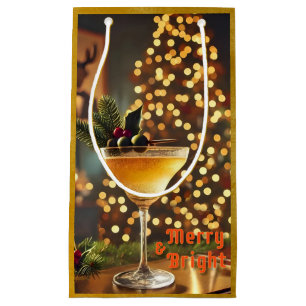 Weihnachten Mitte des Jahrhunderts Merry & Bright Kleine Geschenktüte
