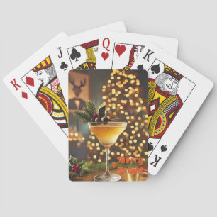 Weihnachten Mitte des Jahrhunderts Merry & Bright  Spielkarten