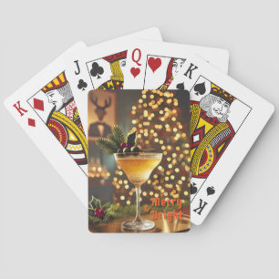 Weihnachten Mitte des Jahrhunderts Merry & Bright  Spielkarten