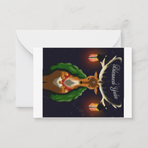 Weihnachten Mitteilungskarte