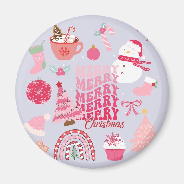 Weihnachten modern magnet (Vorne)