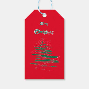 Weihnachten Moderner Whimsikbaum - Schneeflocken Geschenkanhänger