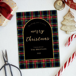 Weihnachten Modernes Elegantes Festival Tartan