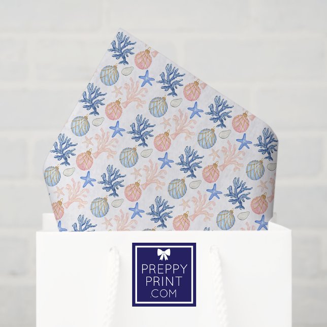 Weihnachten-Muscheln an der Küste Seidenpapier (Von Creator hochgeladen)