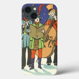 Weihnachten, Musiker spielen mit Musik iPhone 13 Hülle