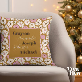 Weihnachten/ Mütter Kissen mit Kindernamen