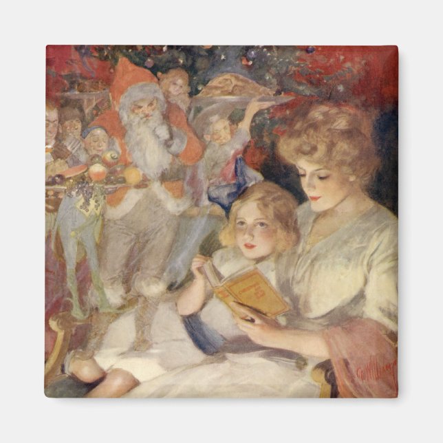 Weihnachten, Muttersprache Reading Bedtime Story Magnet (Vorne)