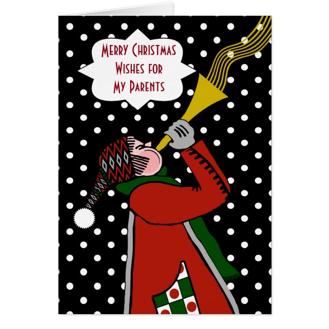 Weihnachten nach Maß für Eltern, Trumpet im Schnee (Vorne)