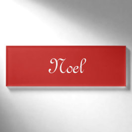 Weihnachten Namenschild