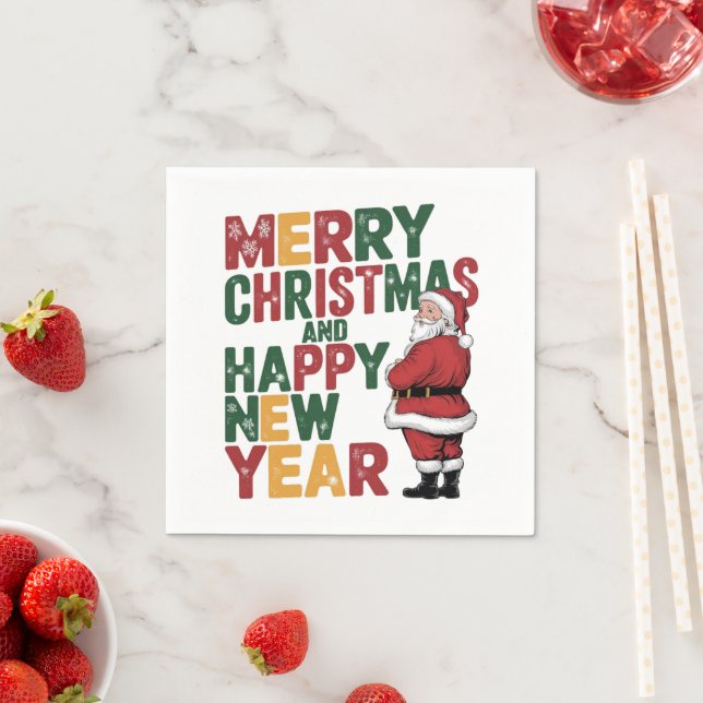 Weihnachten Napkins Serviette (Beispiel)