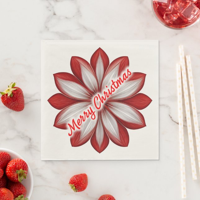 Weihnachten Napkins Serviette (Beispiel)