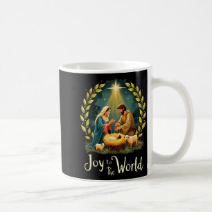 Weihnachten Nativität Christliche Geburt Jesu Freu Kaffeetasse