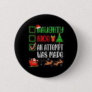 Weihnachten Naughty ein Versuch gemacht wurde lust Button