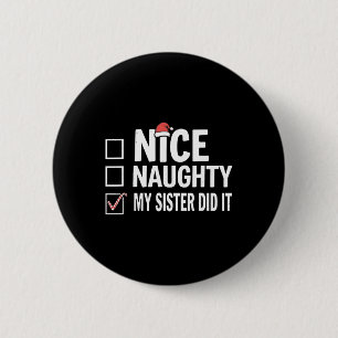 Weihnachten Naughty Schwester tat es Weihnachten F Button