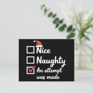 Weihnachten Naughty Versuch wurde gemacht Xmas