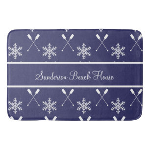 Weihnachten Nautical Paddles Winterpaddelstrand Badematte