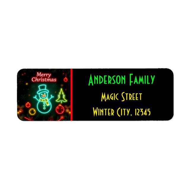 Weihnachten Neon Popular Holiday Collection (Vorne)