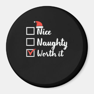 Weihnachten Nett Unartig Es Lohnt Sich Lustig Magnet