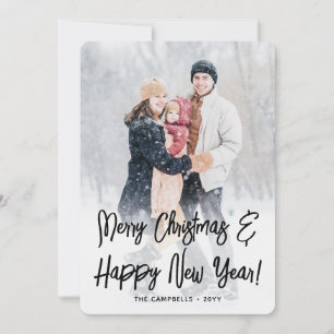 Weihnachten & Neue Jahre Schwarzes Script 2 Foto