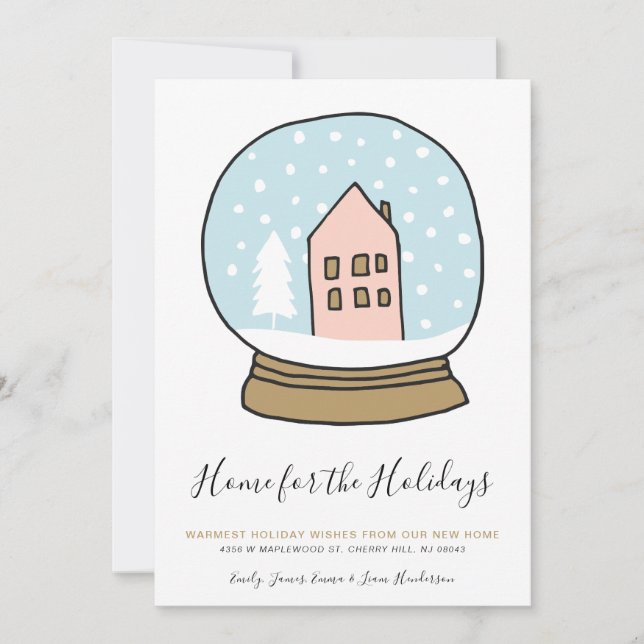 Weihnachten Neue Zuhause für Feiertage (Vorderseite)