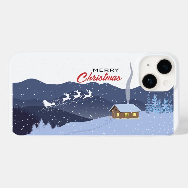 Weihnachten | Neues Jahr glücklich | Weihnachtsges Case-Mate iPhone 14 Hülle (Rückseite (Horizontal))
