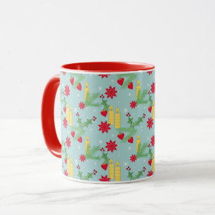 Weihnachten, Neues Jahr Muster. Tasse