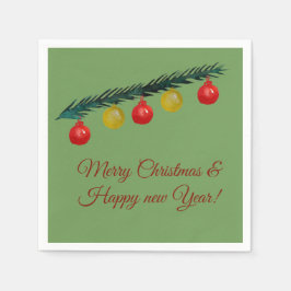 Weihnachten, Neues Jahr Serviette