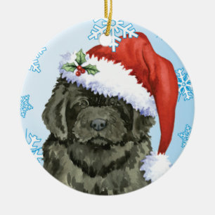 Weihnachten Neufundland Keramikornament