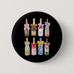Weihnachten Neujahr Champagner Gl Coquette Flasche Button