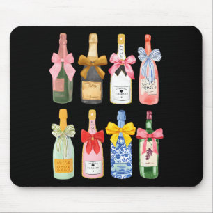 Weihnachten Neujahr Champagner Gl Coquette Flasche Mousepad