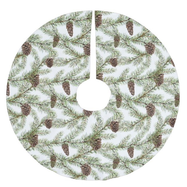 Weihnachten, Neujahr Polyester Weihnachtsbaumdecke (Vorderseite)