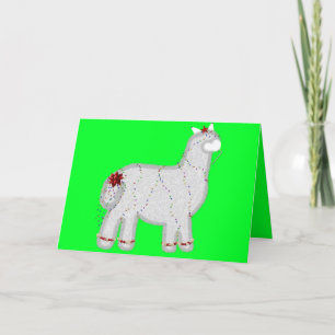 Weihnachten Niedlich Alpaca Feliz Navidad