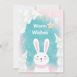 Weihnachten Niedlich Bunny Pink und Minze