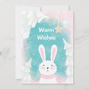 Weihnachten Niedlich Bunny Pink und Minze