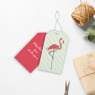 Weihnachten Niedlich Flamingo String Lights Geschenkanhänger