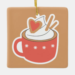 Weihnachten Niedlich Keramikornament