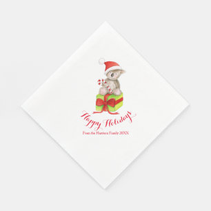 Weihnachten niedlich Koala Bär Rot-Whitepaper Serv Serviette