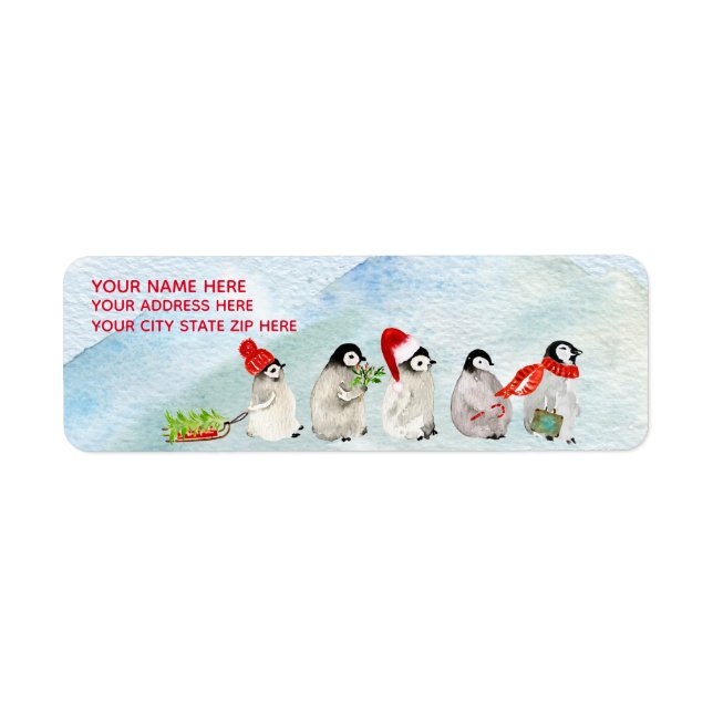 Weihnachten - Niedliche WC-Pinguine (Vorne)