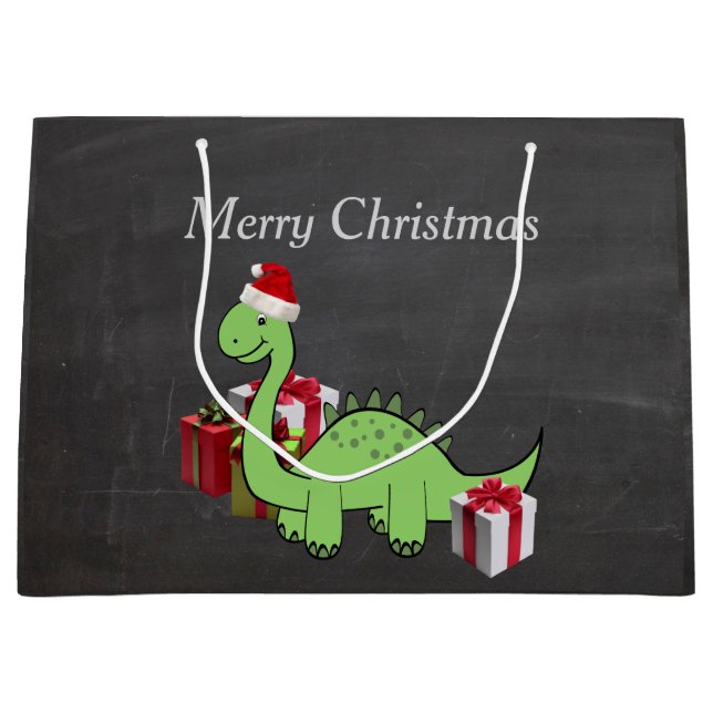 Weihnachten niedliche Weihnachtsfeier Große Geschenktüte (Vorderseite)