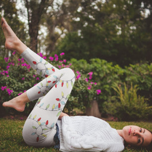 Weihnachten Niedliche Whimsical Simple String Ligh Leggings