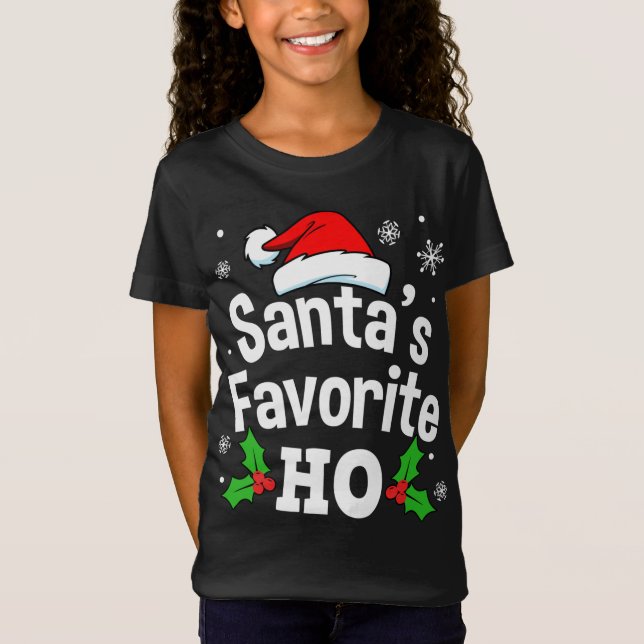 Weihnachten - Niedlicher Weihnachtsmann T-Shirt (Vorderseite)
