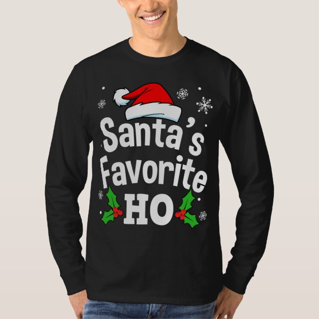 Weihnachten - Niedlicher Weihnachtsmann T-Shirt (Vorderseite)