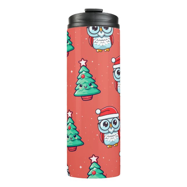 Weihnachten Niedlicher Weihnachtsmann Thermosbecher (Vorderseite)