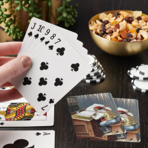 Weihnachten, Nikolaus Naughty oder Nizza Spielkarten