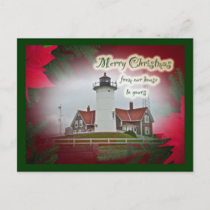 Weihnachten Nobska Point Leuchtturm