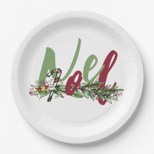 Weihnachten Noel  Pappteller