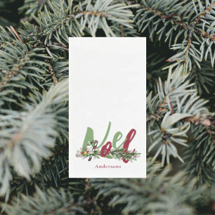 Weihnachten Noel Personalisiert Serviette
