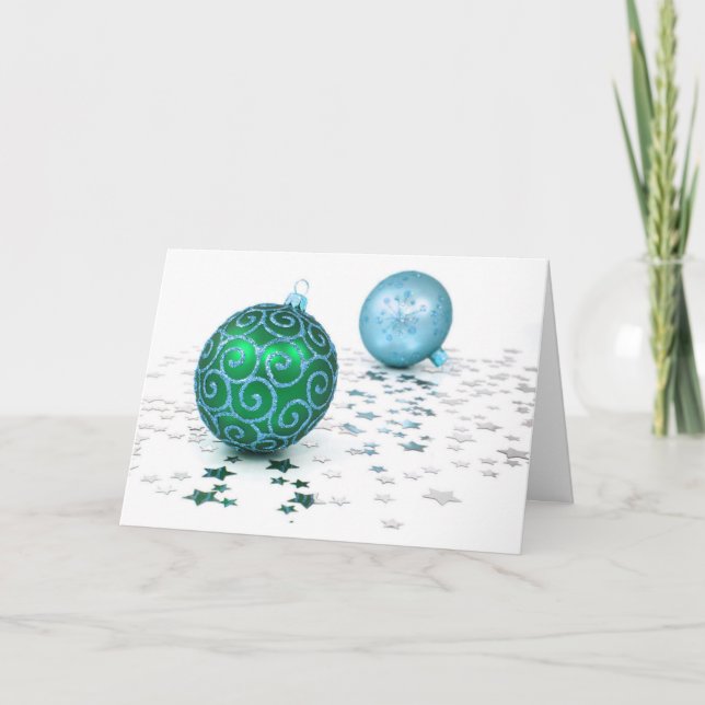 Weihnachten Nollaig Chridheil I Holiday Card (Vorderseite)